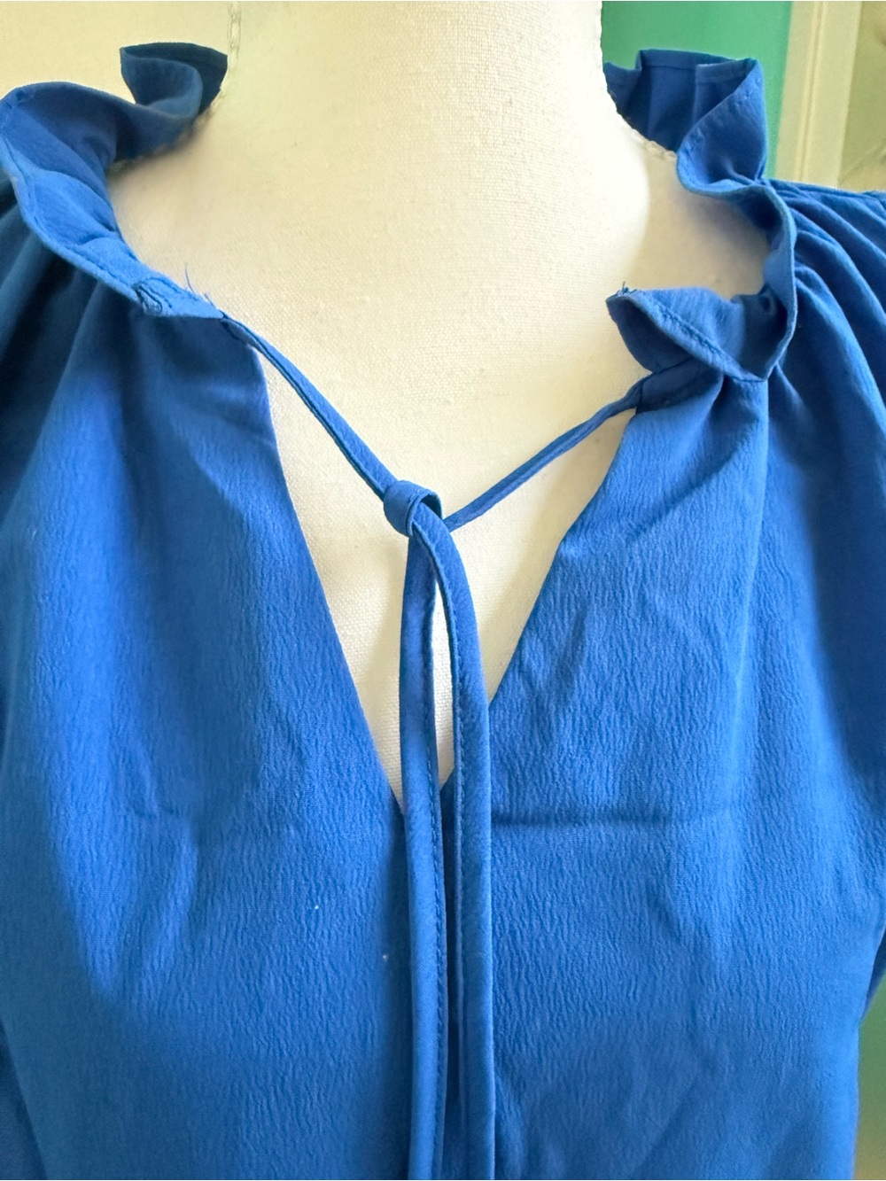 Dokotoo XL Women’s Ruffle Sleeve Mini Baby Doll Mini Dress in Royal Blue - Picture 6 of 16